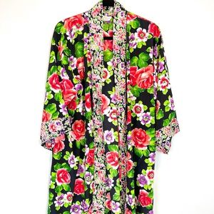 Victoria's Secret Vintage Robe Floral Kimono
